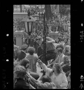 Anti-war protest at the Massachusetts State House