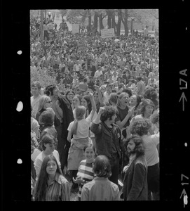 Anti-war protest at the Massachusetts State House