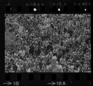 Anti-war protest at the Massachusetts State House