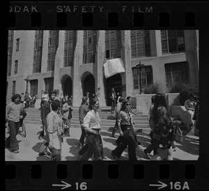 Anti-war protest at Boston University