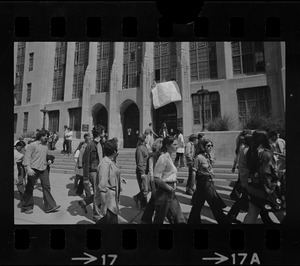 Anti-war protest at Boston University