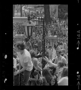 Anti-war protest at the Massachusetts State House