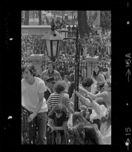 Anti-war protest at the Massachusetts State House