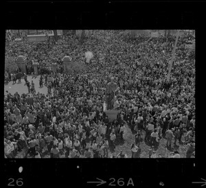 Anti-war protest at the Massachusetts State House