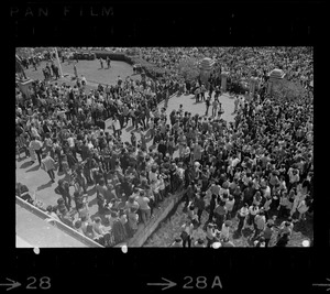 Anti-war protest at the Massachusetts State House