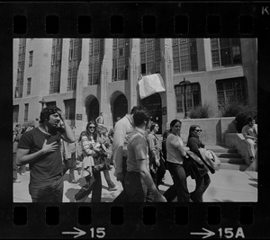 Anti-war protest at Boston University