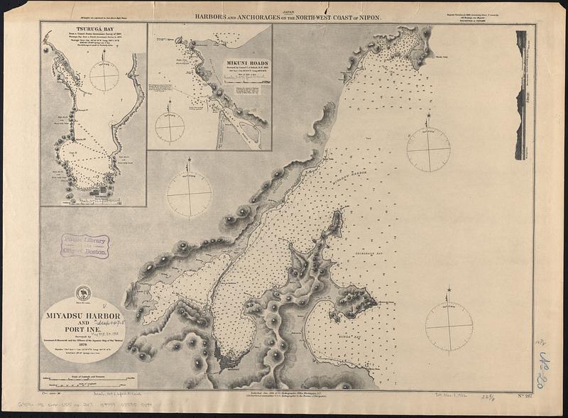 Japan, harbors and anchorages on the north-west coast of Nipon