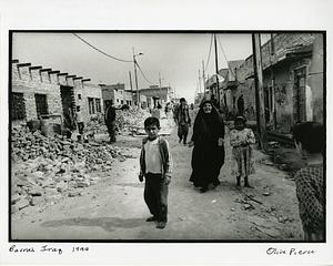 Basrah Iraq, Boy and Beggar, Jumhuriyah Neighborhood, 1999