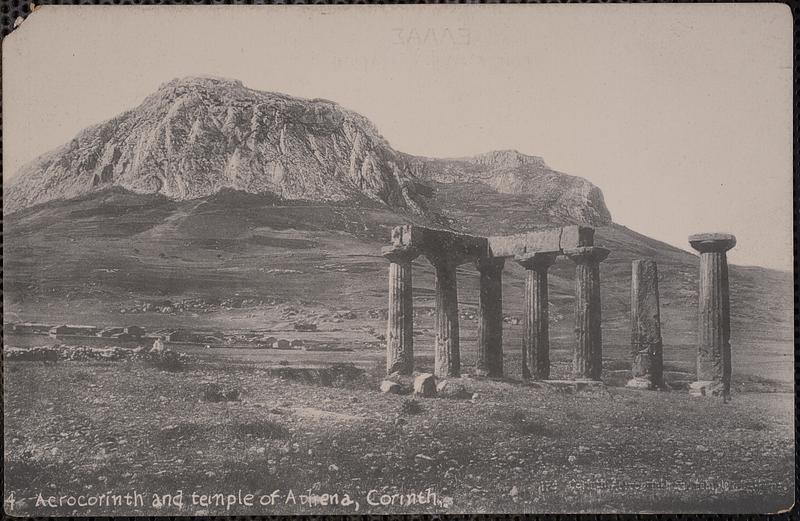 Acrocorinth and temple of Athena, Corinth