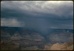 Cloudy sky over Grand Canyon, Arizona