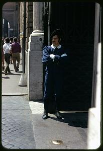 Swiss Guard at Vatican City gate