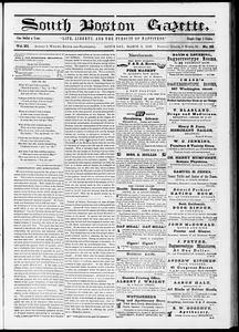 South Boston Gazette, March 03, 1849