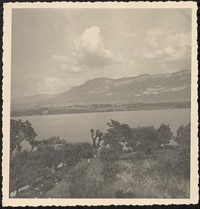 Charpignat, with view of the Lac du Bourget, Savoie, France