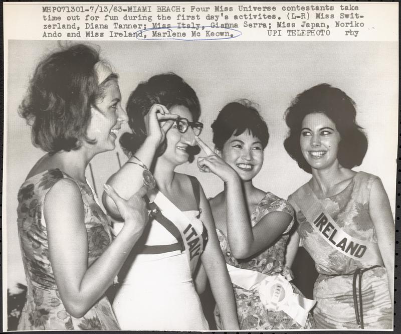Four Miss Universe contestants