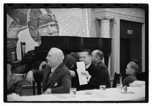 Boston Park Department function, Boston Parks Commissioner William Long on left