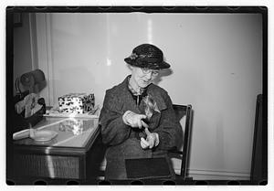 Mrs. Townsend, wife of Townsend old age plan