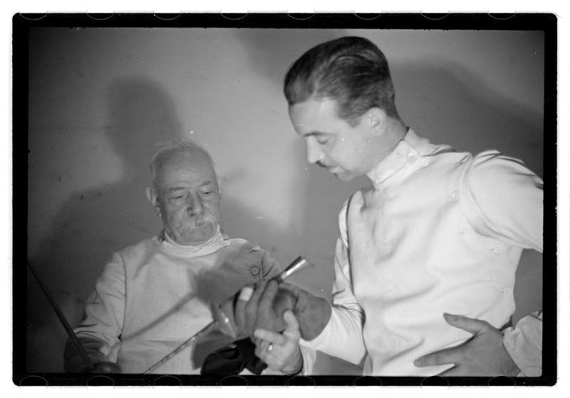 Danguy fencing master, also Gordon Muir, also Chamberlain