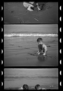 Boy at a beach
