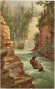 On the rapids, Au-sable Chasm