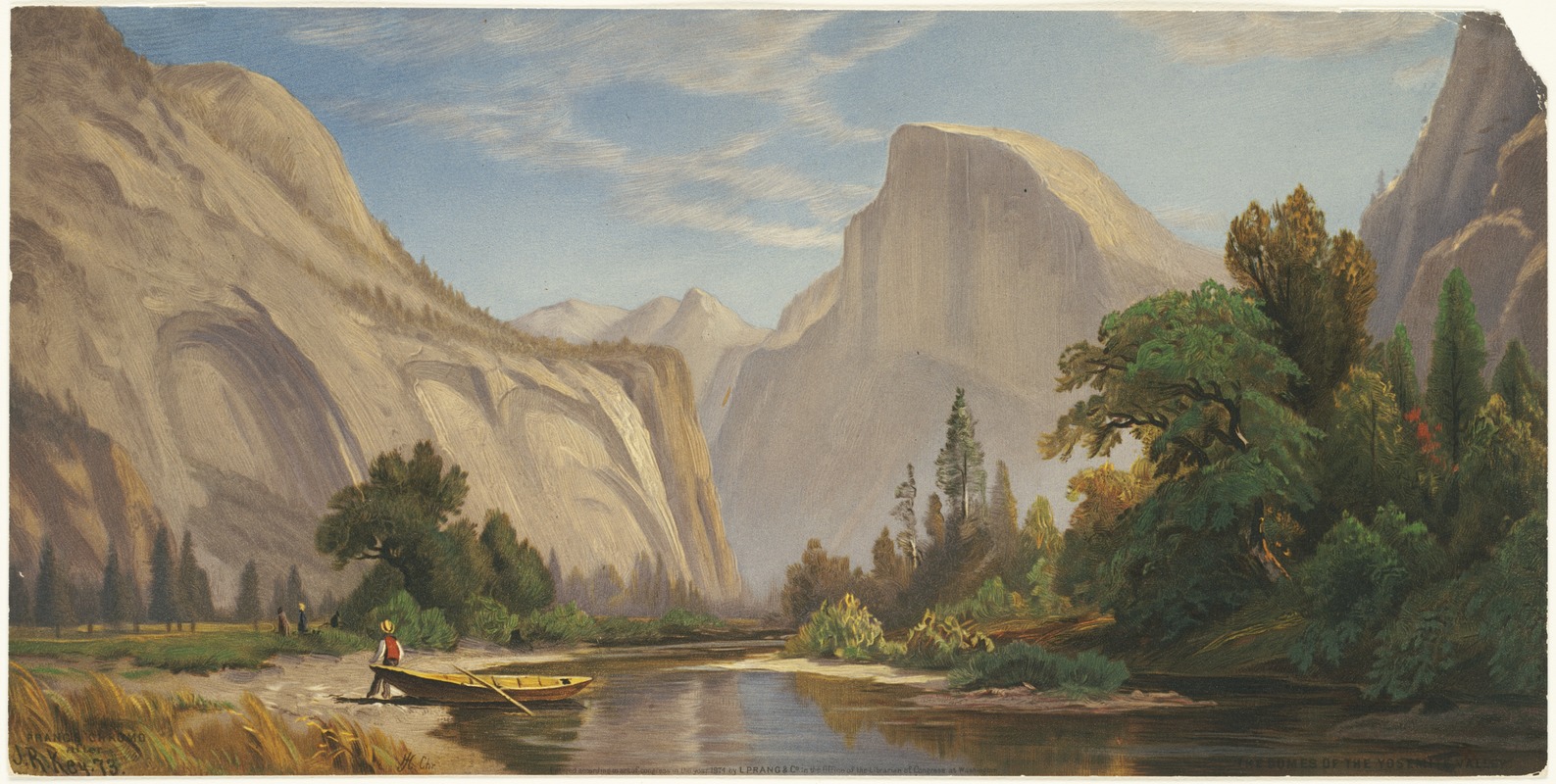 The domes of the Yosemite Valley