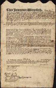 Stephen Cortly indentured to apprentice with Israel Nichols of Freetown, 24 November 1734
