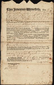 Sarah Gould indentured to apprentice with Timothy Tilston of Dorchester, 2 July 1740