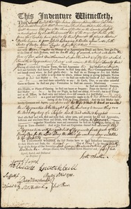 Thomas Capron indentured to apprentice with Seth Foster of Boston, 2 November 1742