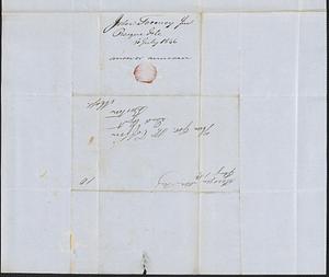John Fenney Jr. to George Coffin, 31 July 1846