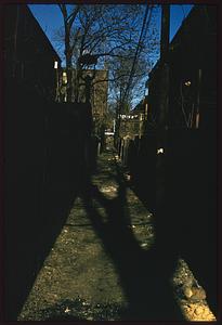 View down alley, Boston