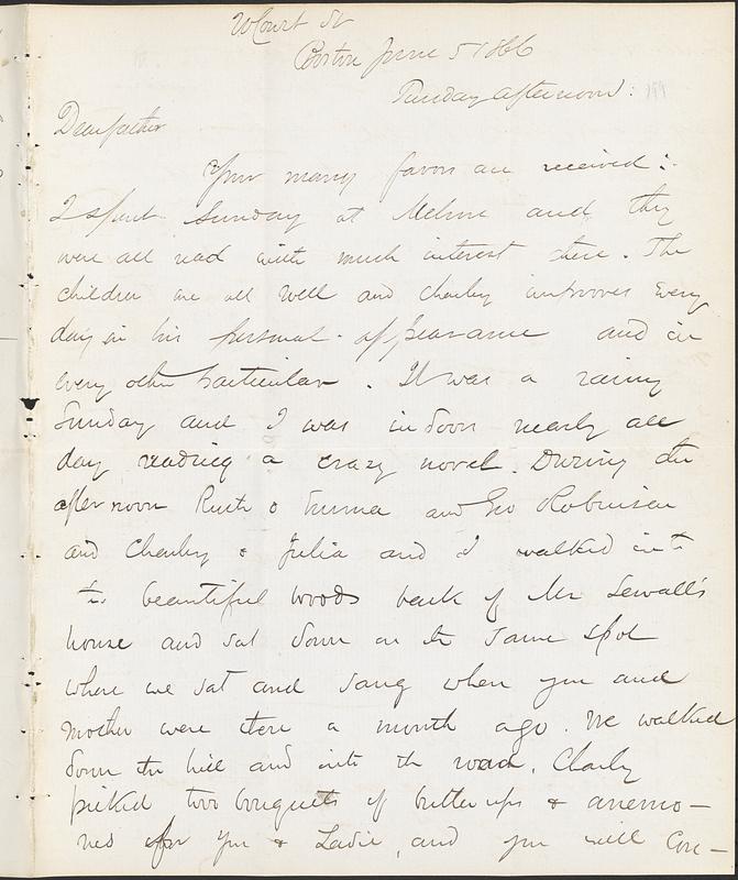 Letter from John D. Long to Zadoc Long and Julia D. Long, June 5, 1866