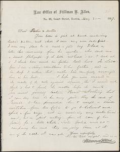 Letter from John D. Long to Zadoc Long and Julia D. Long, May 21, 1867