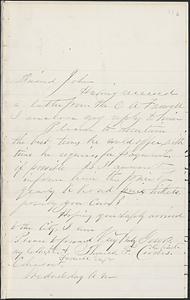 Letter from Thomas F. Cordis to John D. Long