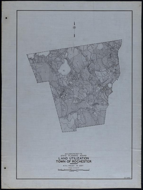 Land Utilization Town of Rochester Digital Commonwealth