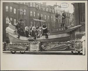 Tercentenary, Lifebuoy float in [illegible] parade