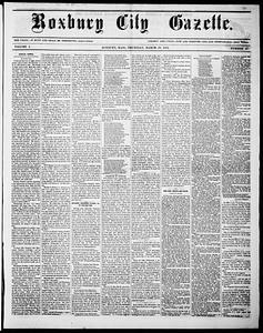 Roxbury City Gazette, March 20, 1862