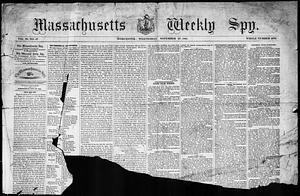 Massachusetts Weekly Spy