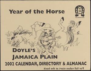 Doyle's Jamaica Plain 2002 calendar, directory & almanac