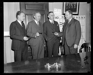 Four unidentified men