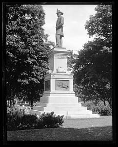 Forest Hills cemetery, fireman's statue
