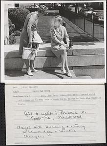 Barbara Kidder of Marblehead, all charges (b&e) were dismissed in E. Camb. ct.
