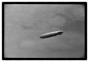 Hindenburg Zeppelin, last trip to Boston