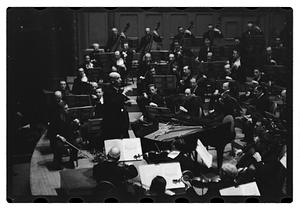 Orchestra performance, Boston Symphony Hall