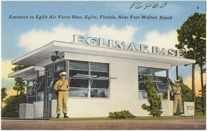 Entrance to Eglin Air Force Base, Eglin, Florida, Near Fort Walton Beach