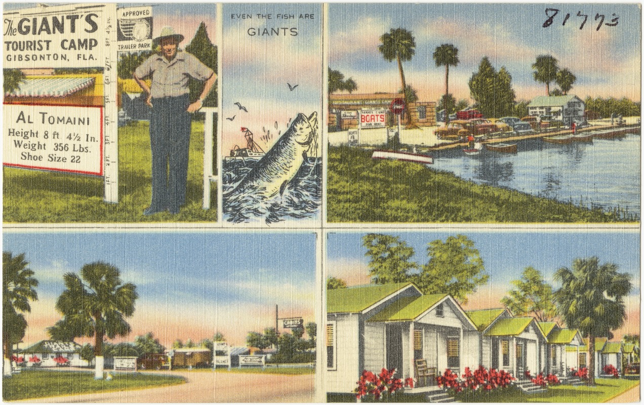 The Giant's Tourist Camp, Gibsonton, Fla. Digital Commonwealth