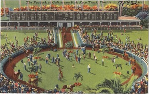 The Paddock at Gulfstream Park Race Track, Florida