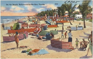 On the beach, Hollywood-by-the-Sea, Florida