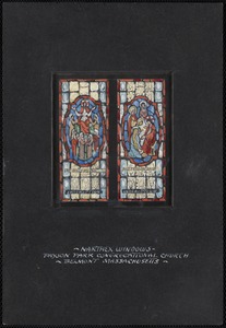 Narthex windows, Payson Park Congregational Church, Belmont, Massachusetts