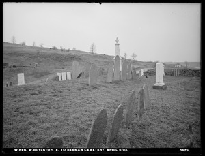 Wachusett Reservoir, east to Beaman Cemetery, West Boylston, Mass., Apr. 6, 1904
