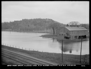 Distribution Department, Spot Pond Brook, flooded area north of Rubber Factory, east of Railroad, Malden; Melrose, Mass., Apr. 30, 1904