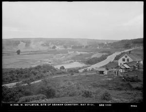 Wachusett Reservoir, site of Beaman Cemetery, (compare with No. 5500), West Boylston, Mass., May 31, 1904